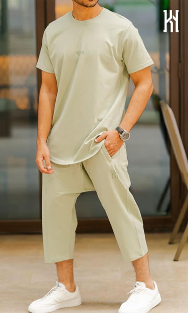 Ensemble combo KyYn vert pastel