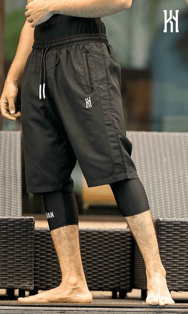 Alternative view of Sarouel de bain kyYn Noir