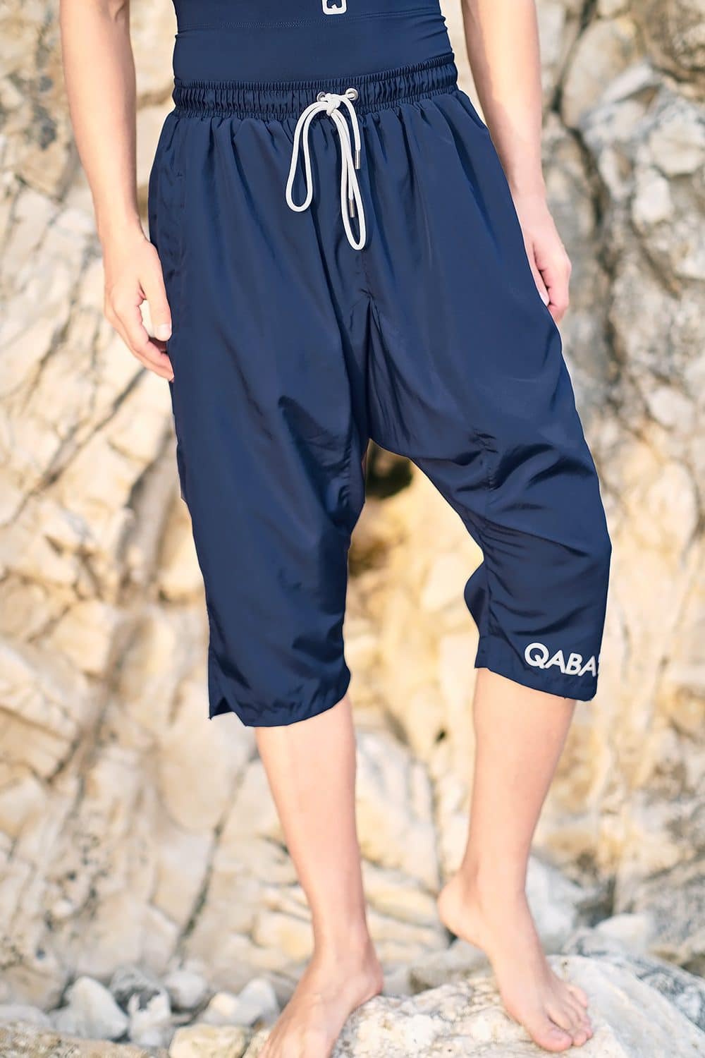 Sarouel de bain Qabail bleu nuit