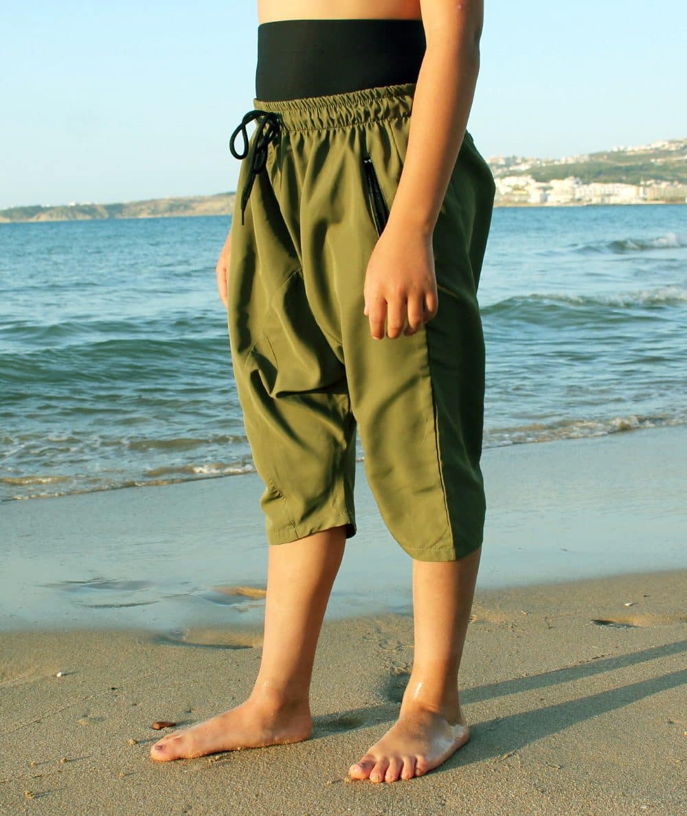 Alternative view of Sarouel de bain enfant AHLI Kaki