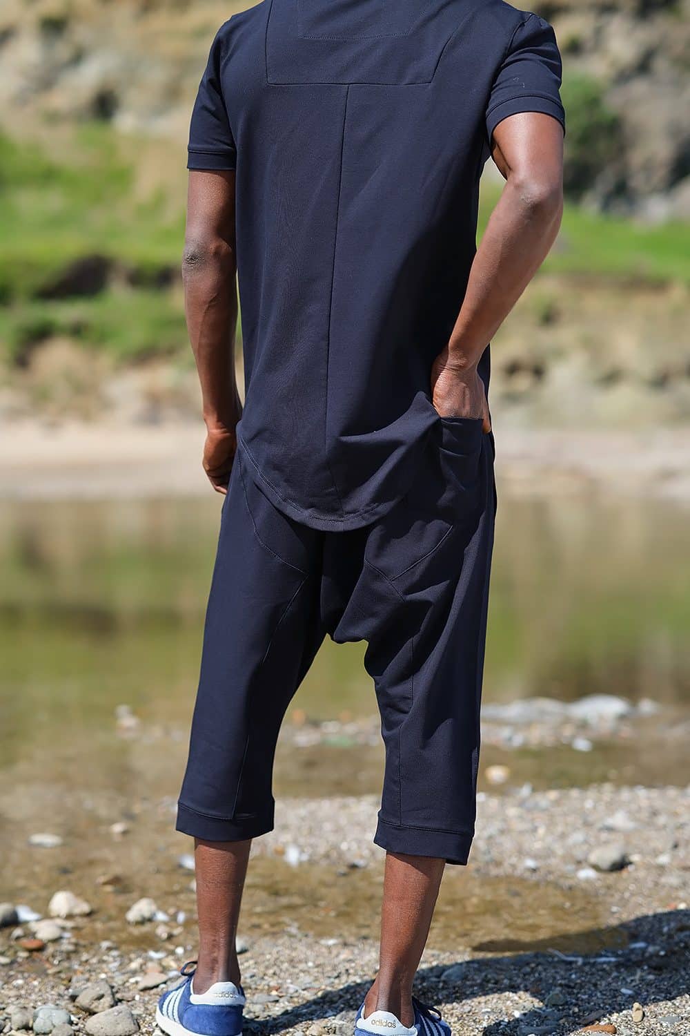 Alternative view of Ensemble qabail nautik Bleu nuit