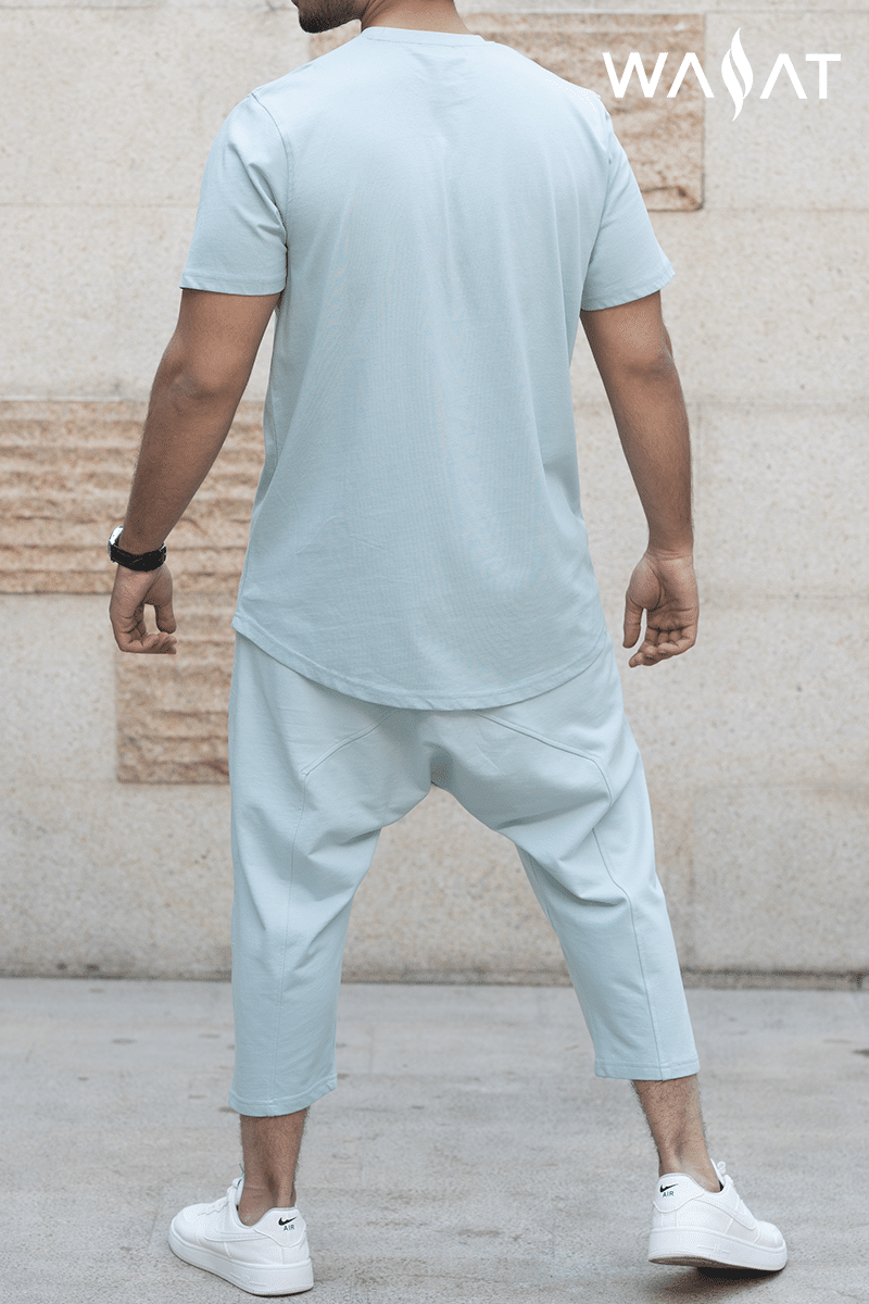 Alternative view of Ensemble combo wassat bleu clair