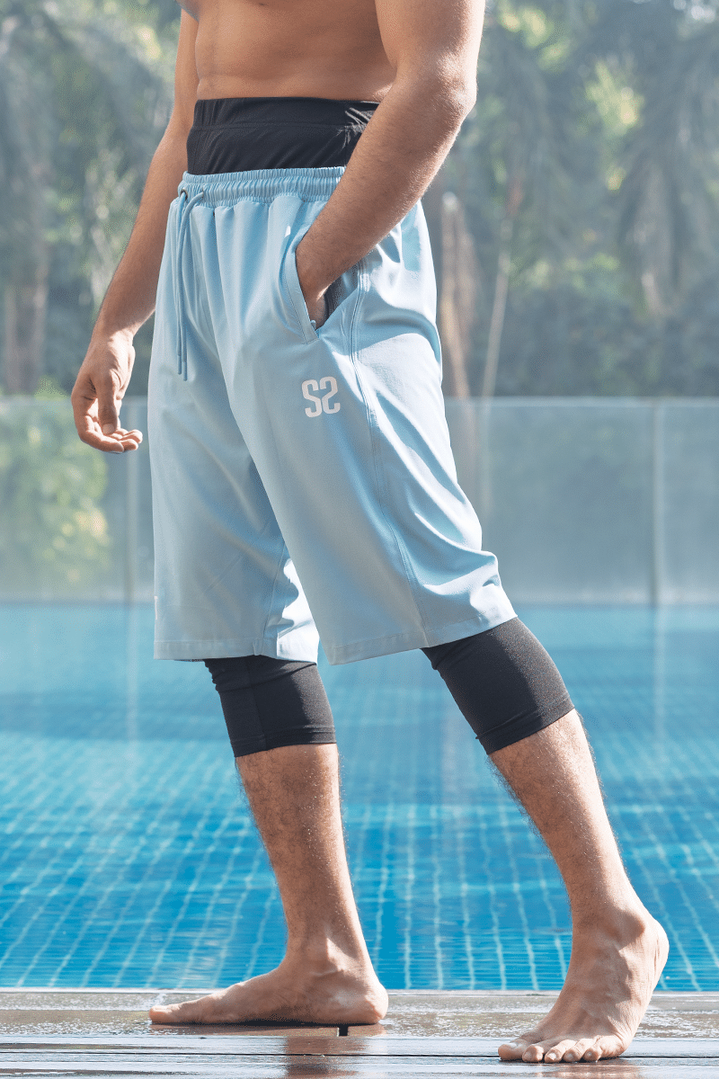 saroual de bain Wassat bleu