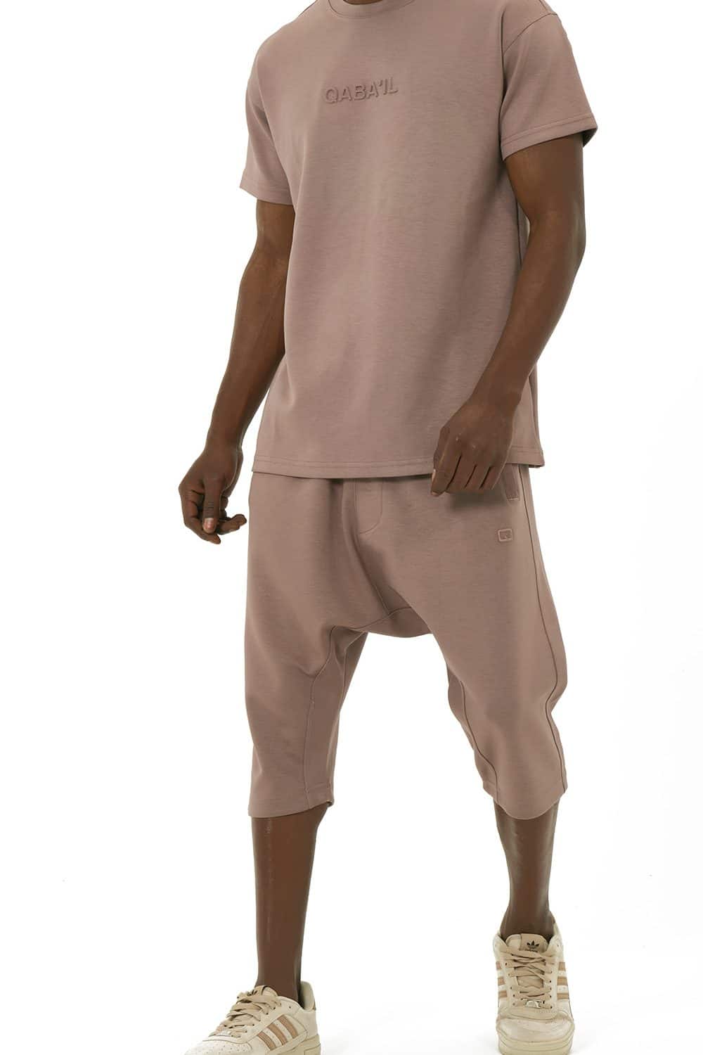 Ensemble qabail oversized taupe