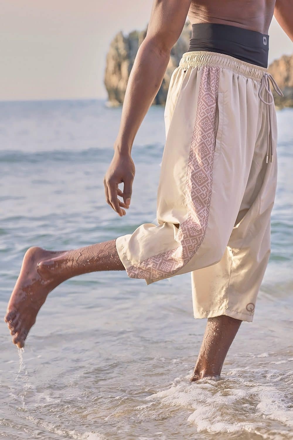 maillot de bain qabail etniz beige