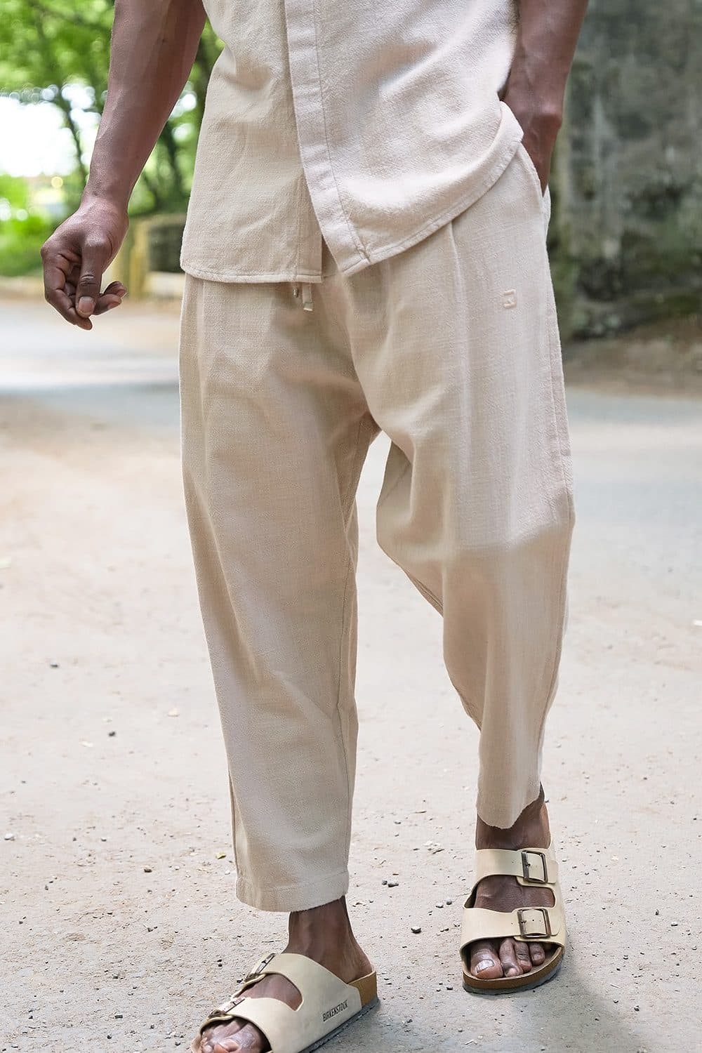 Sarouel qabail Classic lin beige